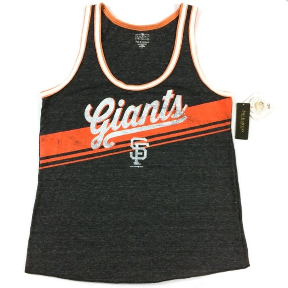 San Francisco Giants Retro Baseball Ringer Tank - Picture 2 of 5